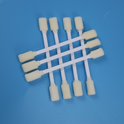High Absorbency Rectangle Sponge Stick Double Ended Foam Swab Untuk Pembersihan Kepala Printer