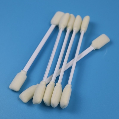 High Absorbency Rectangle Sponge Stick Double Ended Foam Swab Untuk Pembersihan Kepala Printer
