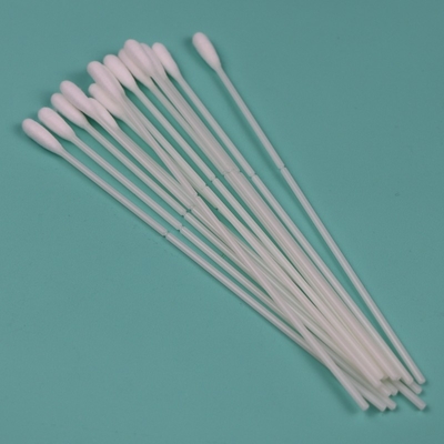 150mm ABS Stick Cotton Bud Swab Pengumpulan Sampel Oral Swab dengan Titik Patah