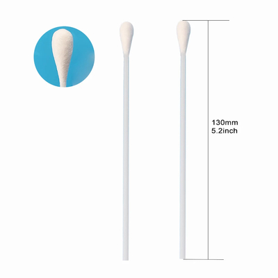Pengumpulan Sampel Steril Swab kapas Tipped EO Swab Medis Standar