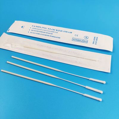 Steril EO Gas Sampling Swab dengan Nylon Flocked Tip - 150mm Panjang, Breakpoint Design, CE Certified untuk Uji Medis/Pharmaceutical