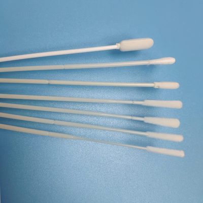Disposable Steril Swab EO Disinfecting White Color Disesuaikan Sampling Swab