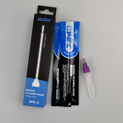 Swab pembersih sensor Blue Stick bebas linta untuk pemeliharaan sensor kamera
