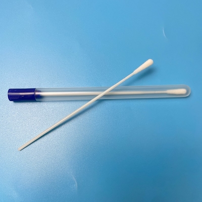 6 Inch Nylon Flocked Swabs Untuk Pengumpulan Sampel DNA Oral