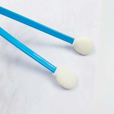 128mm Panjang Biru Hanlde Bulat Bubuk Swab Kepala Printer Mobil debu Hapus Swab