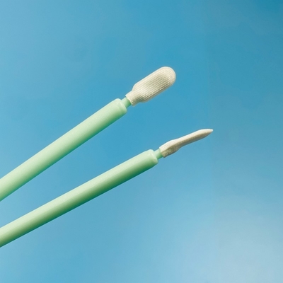 1mm Ketebalan Polyester Fleksibel Swab Tipped Kamar Bersih Lint Bebas Pembersih Stick