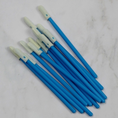 742 Lint Free Small Sponge Stick Industrial Clean Swab Densitas Tinggi Cleanroom Foam Swab