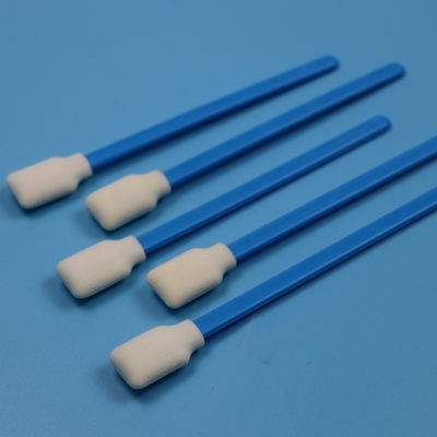 707 LintFree Square Sponge Stick Printer Mimaki Pembersih Swab busa dengan pegangan biru