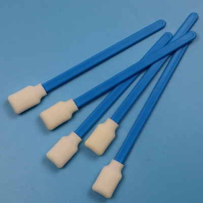 707 LintFree Square Sponge Stick Printer Mimaki Pembersih Swab busa dengan pegangan biru