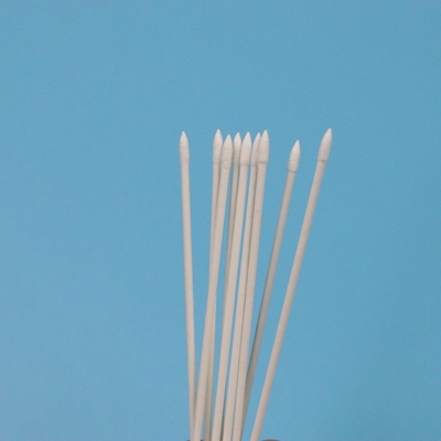 BB-013 Biodegradable Paper Stick Mini Pointed Cleanroom Q Tips Industrial Cleaning Cotton Bud Swab Huby Stick