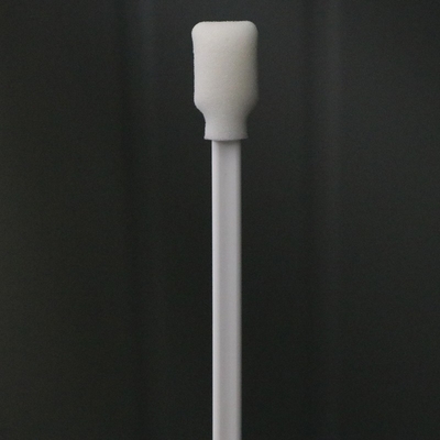 707 Disposable White PP Stick Square Sponge Stick Medical Foam Swab Applicator Untuk Perawatan Luka