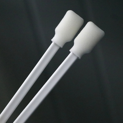 707 Disposable White PP Stick Square Sponge Stick Medical Foam Swab Applicator Untuk Perawatan Luka