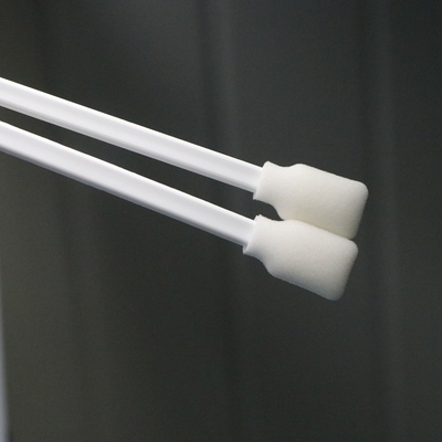 707 Disposable White PP Stick Square Sponge Stick Medical Foam Swab Applicator Untuk Perawatan Luka
