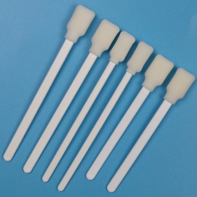 106mm Disposable White PP Sticker Rectangle Sponge Swab Skin Antiseptik Medical Foam Swab Applicator