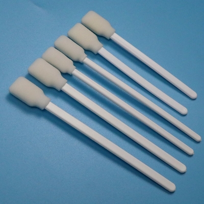 106mm Disposable White PP Sticker Rectangle Sponge Swab Skin Antiseptik Medical Foam Swab Applicator