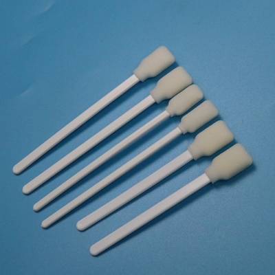 106mm Disposable White PP Sticker Rectangle Sponge Swab Skin Antiseptik Medical Foam Swab Applicator
