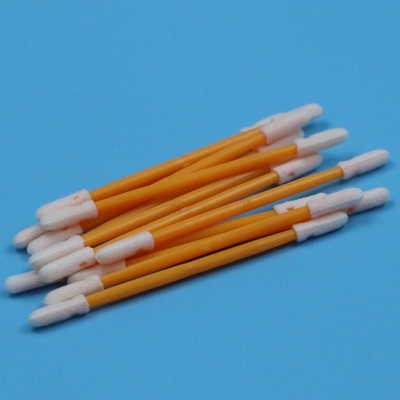 TX742 Lint Free Detailing Sponge Swab Compressed Small Foam Tip Cleanroom Swab untuk pembersihan pabrik