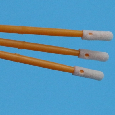 TX742 Lint Free Detailing Sponge Swab Compressed Small Foam Tip Cleanroom Swab untuk pembersihan pabrik