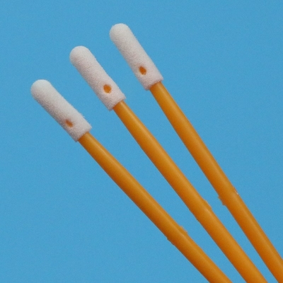TX742 Lint Free Detailing Sponge Swab Compressed Small Foam Tip Cleanroom Swab untuk pembersihan pabrik