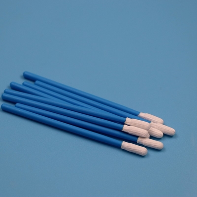 TX743 Lint Free Knitted Small ESD Cleanroom Swab Factory Cleaning Polyester Swab Stick
