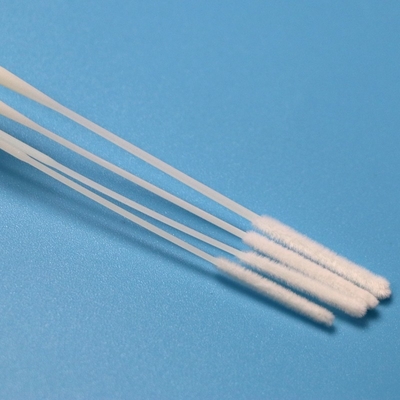Swab hidung nilon yang dibungkus secara individu Swab sampel steril dengan tabung
