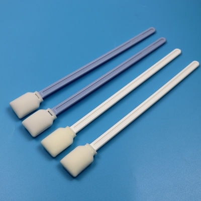 228mm Lint Free Putih Extra Long Handle Swab Kamar Bersih persegi panjang Swab UV Printer Pembersih busa