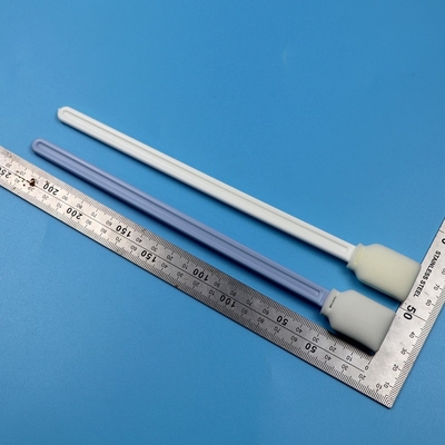 228mm Lint Free Putih Extra Long Handle Swab Kamar Bersih persegi panjang Swab UV Printer Pembersih busa