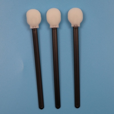 708 Lint Free Black Handle Sponge Stick Lingkaran Kamar Bersih Swab Perawatan Mobil Lollipop Swab busa