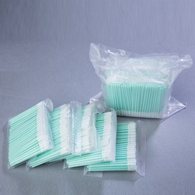 Micro Groove Cleaning Tools TX750 Type 76mm Swab Tip Foam dengan Pegangan PP yang kokoh