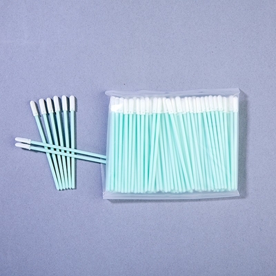 Micro Groove Cleaning Tools TX750 Type 76mm Swab Tip Foam dengan Pegangan PP yang kokoh