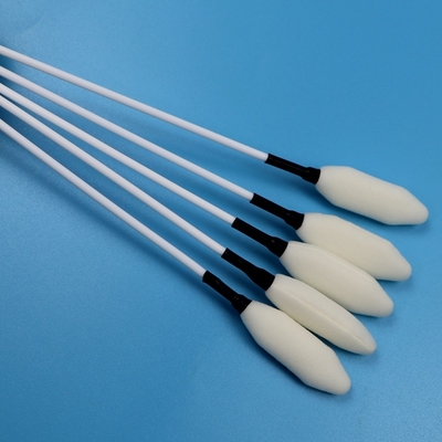 21cm Panjang PP Stick Besar Paddle Kepala Sponge Medis Stick Trocar Wipe Foam Swab