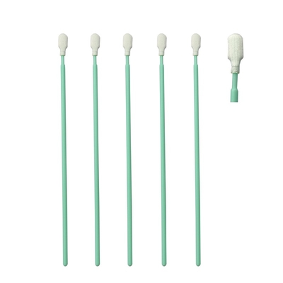 TX761 LINT GRATIS Green Stick Pembersih Optik Polyester Polyester ESD Cleanroom Swab