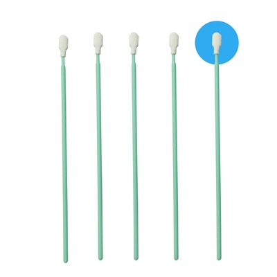 TX761 LINT GRATIS Green Stick Pembersih Optik Polyester Polyester ESD Cleanroom Swab