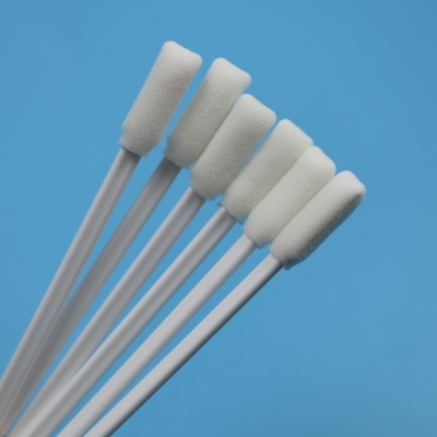 TX712 Dalam stok Green Stick Swab persegi panjang Detail Precision Cleaning ESD Foam Swab untuk Cleanroom