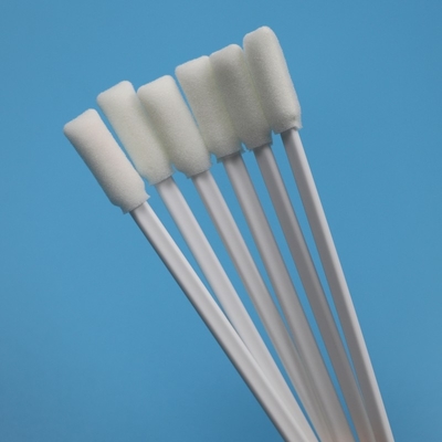 TX712 Dalam stok Green Stick Swab persegi panjang Detail Precision Cleaning ESD Foam Swab untuk Cleanroom