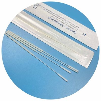 Steril EO Gas Sampling Swab dengan Nylon Flocked Tip - 150mm Panjang, Breakpoint Design, CE Certified untuk Uji Medis/Pharmaceutical