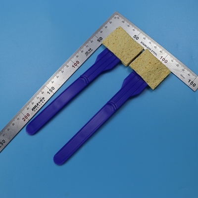 Satu kali pakai PP Stick Cellulose Foam Swab Permukaan Lingkungan Sampling Sponge Stick untuk laboratorium