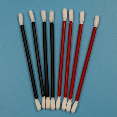 Di dalam stok 768 Twisted Head Polyester Detailing Swab Cleanroom Microfiber Swab untuk pembersihan mobil