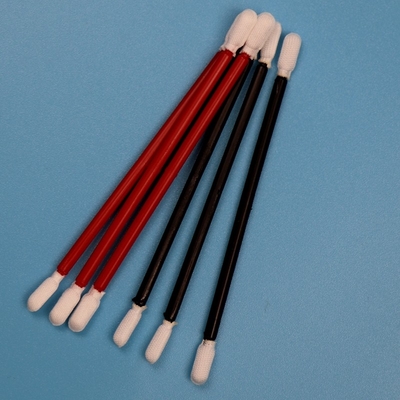 Di dalam stok 768 Twisted Head Polyester Detailing Swab Cleanroom Microfiber Swab untuk pembersihan mobil