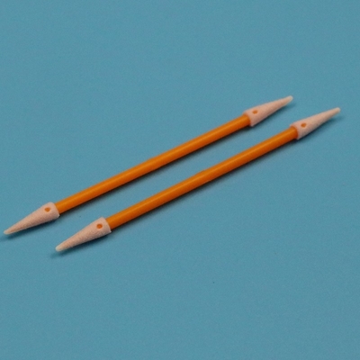 Lint Bebas Orange Stick Double Ended Sponge Pointed Detail Swab Cleanroom Swab busa