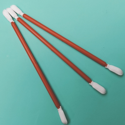 Lint Free Double Twisted Head Cleanroom Microfiber Detail Swab Pembersih Mobil Polyester Swab