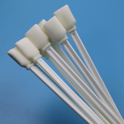 Lint Free 228mm Extra Long Handle Sponge persegi panjang Detail Swab Printer Pembersih Swab busa