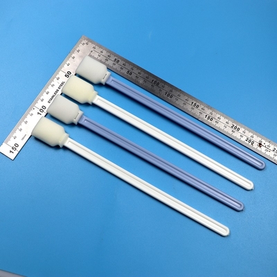 Lint Free 228mm Extra Long Handle Sponge persegi panjang Detail Swab Printer Pembersih Swab busa