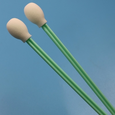 Lint Free 180mm Extra Long Handle Sponge Bulat Detail Swab Printer Pembersih Swab busa
