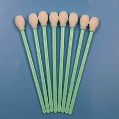 Lint Free 180mm Extra Long Handle Sponge Bulat Detail Swab Printer Pembersih Swab busa