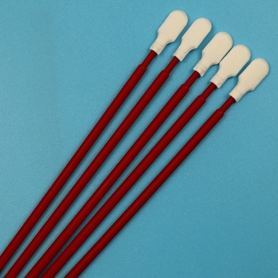 Lint Free Red PP Stick Foam Detail Swab Microfiber Car Cleaning Swab Kit Untuk Pembersihan Presisi