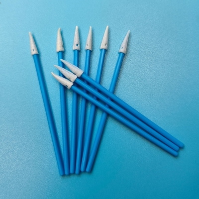 TX750 Ultra Low Lint Mini Pointed Cleanroom Sponge Detailing Swab ESD Foam Swab untuk Pembersihan Presisi