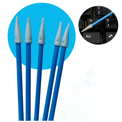 TX750 Ultra Low Lint Mini Pointed Cleanroom Sponge Detailing Swab ESD Foam Swab untuk Pembersihan Presisi