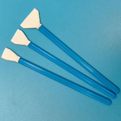 Kapas Pembersih Sensor M4/3 12mm Bentuk V dengan Gagang PP Biru 10pcs/kotak