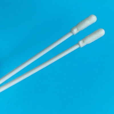 8cm PP Stick Steril Foam Tip Swab dengan Tube Environmental Surface Sampling Swab untuk Laboratory